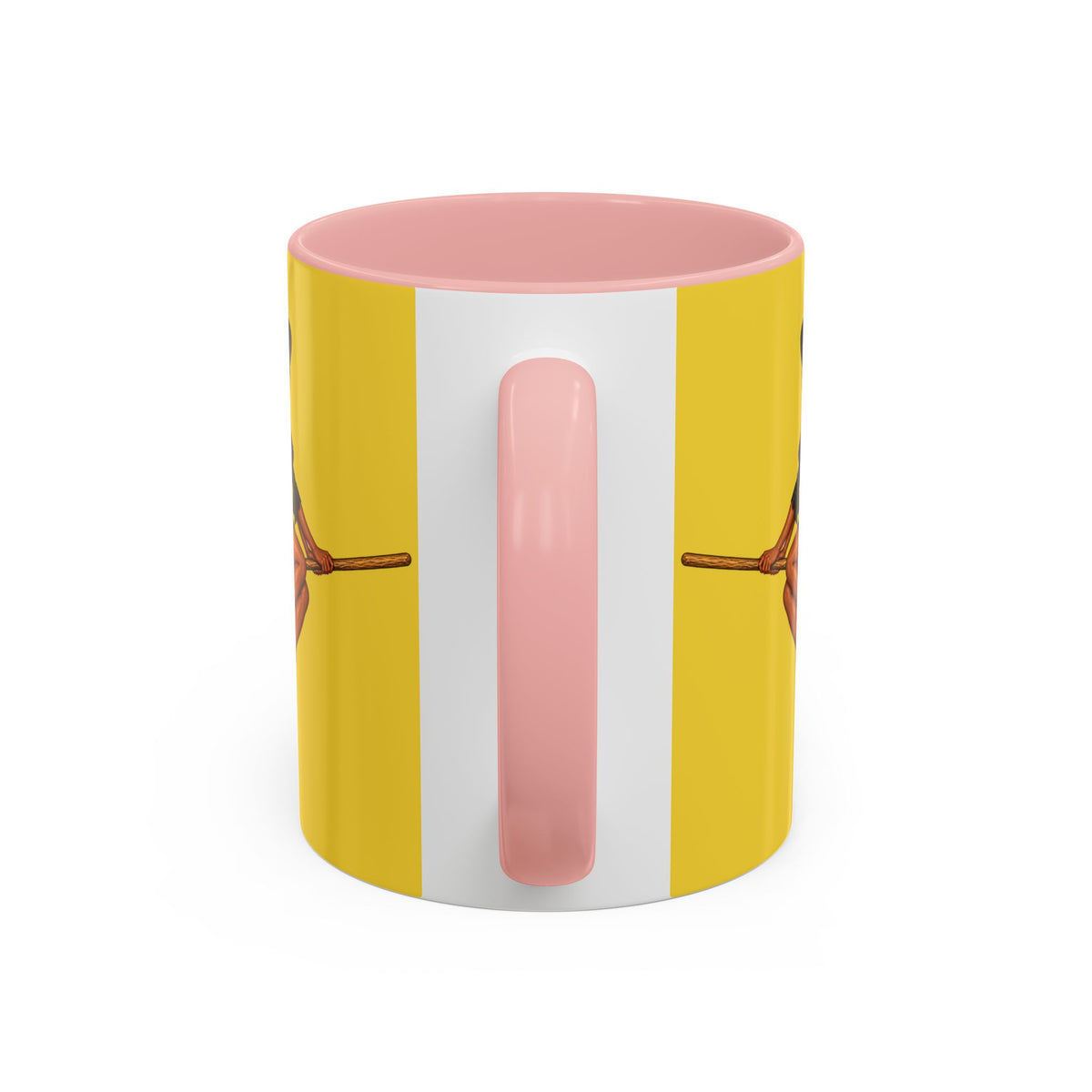 Velvet Vex Yellow Accent Mug by CreepyCrafts.boo