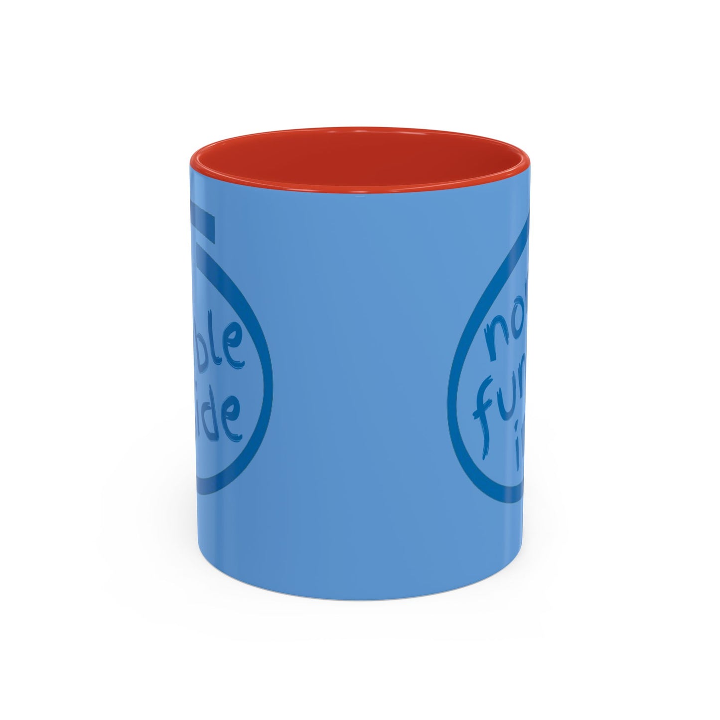 Non-Fungible Inside Light Blue Accent Mug by cypherpunkgear.com