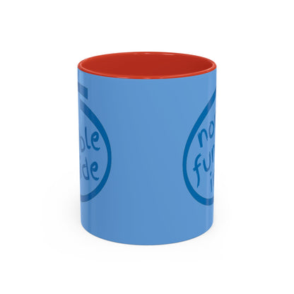 Non-Fungible Inside Light Blue Accent Mug by cypherpunkgear.com