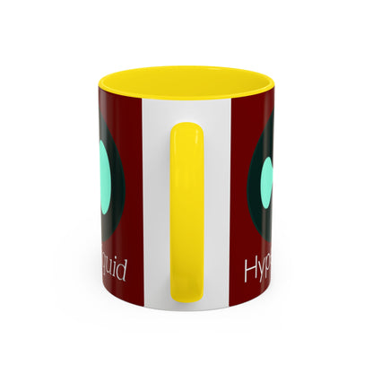 Hyperliquid White font Red Accent Mug by cypherpunkgear.com