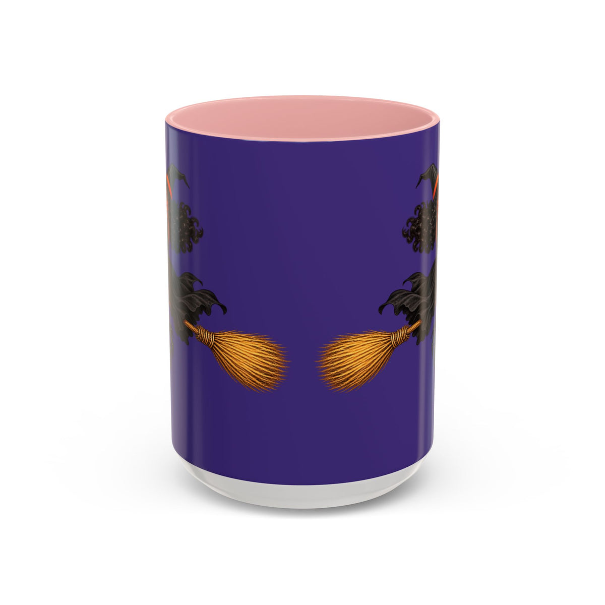 Velvet Vex Purple Accent Mug by CreepyCrafts.boo