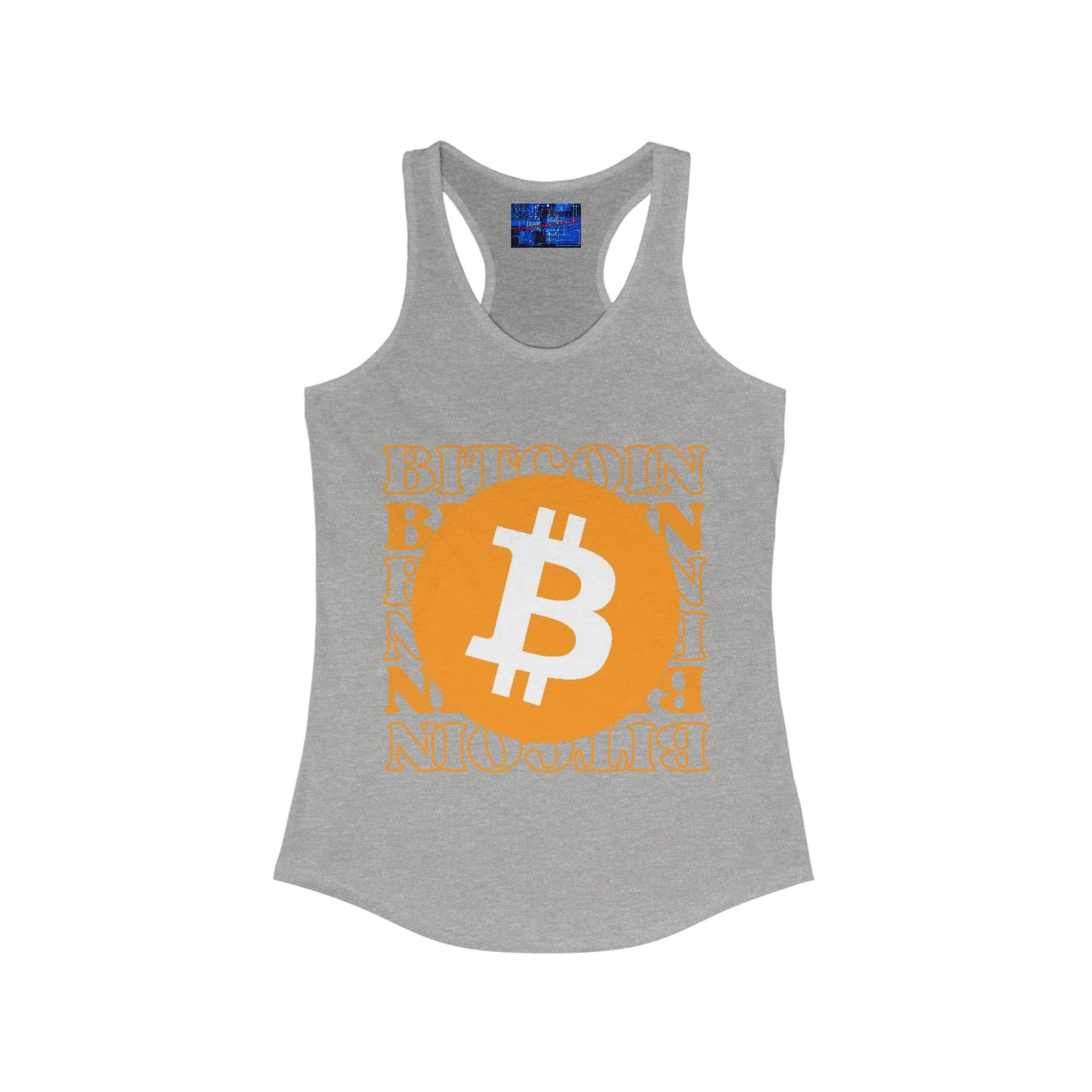 Bitcoin Bitcoin Bitcoin (BTC) Women's Racerback Tank Top by cypherpunkgear.com