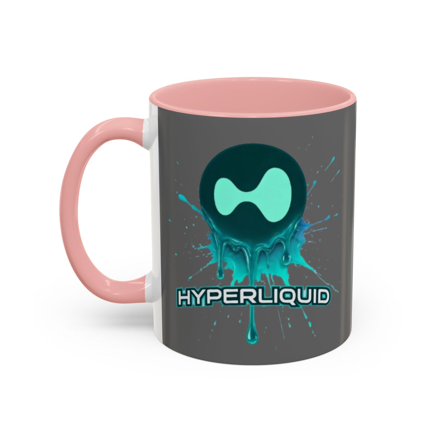 HYPE Drip Grey Accent Mug by cypherpunkgear.com
