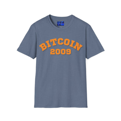 Bitcoin 2009 Dark colors Unisex T-Shirt by cypherpunkgear.com