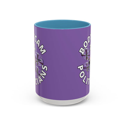 Bodycam the Politicians Drone Light Purple Accent Mug by cypherpunkgear.com