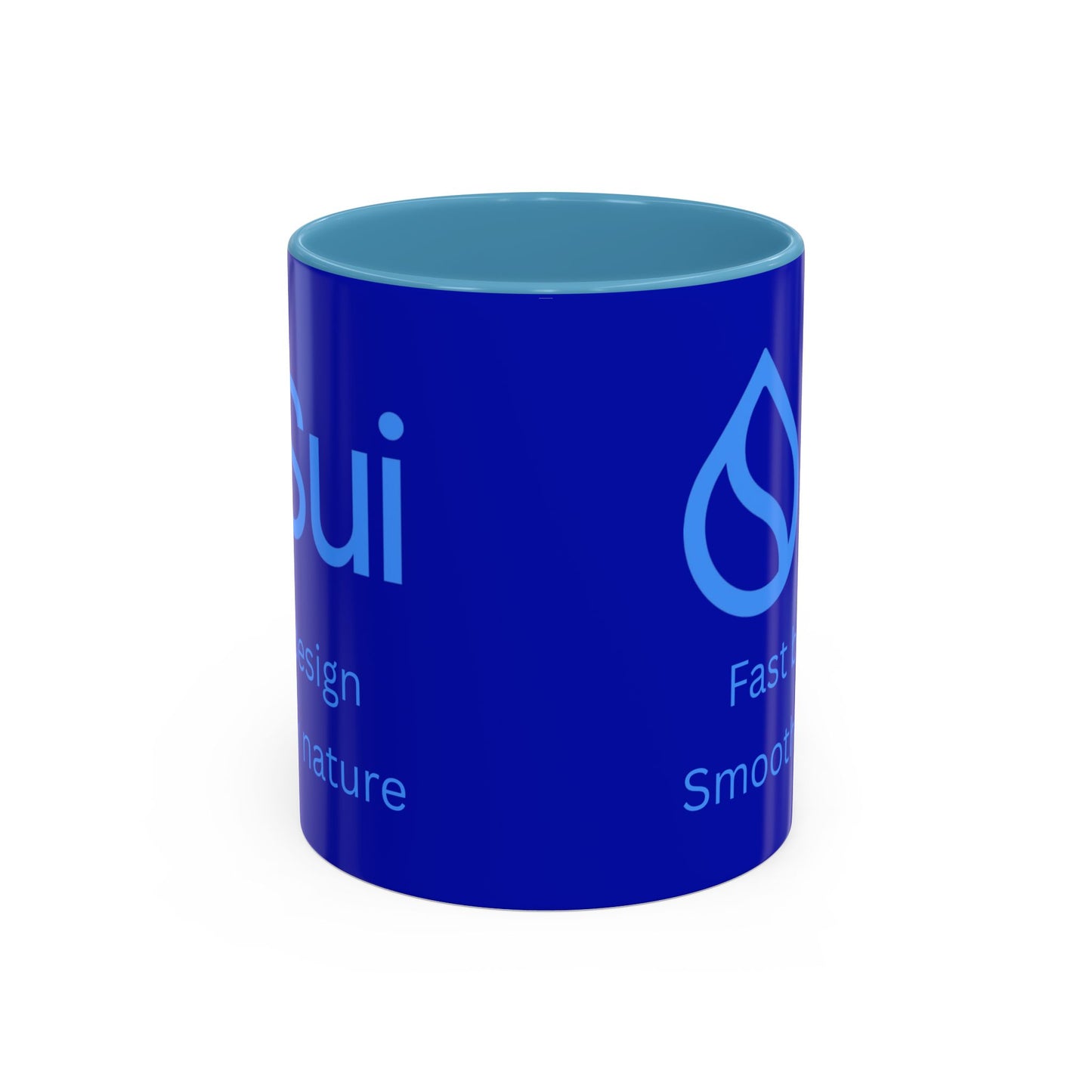 SUI Dark Blue Accent Mug by cypherpunkgear.com
