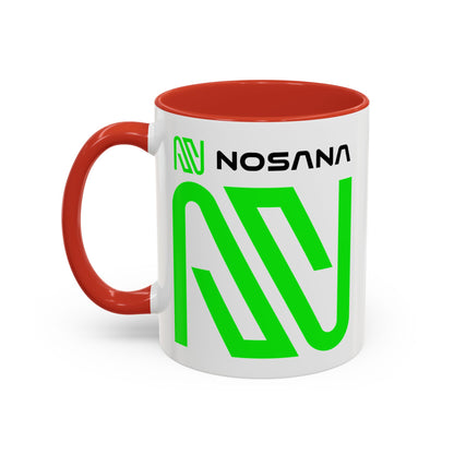 Nosana (NOS) Accent Mug by cypherpunkgear