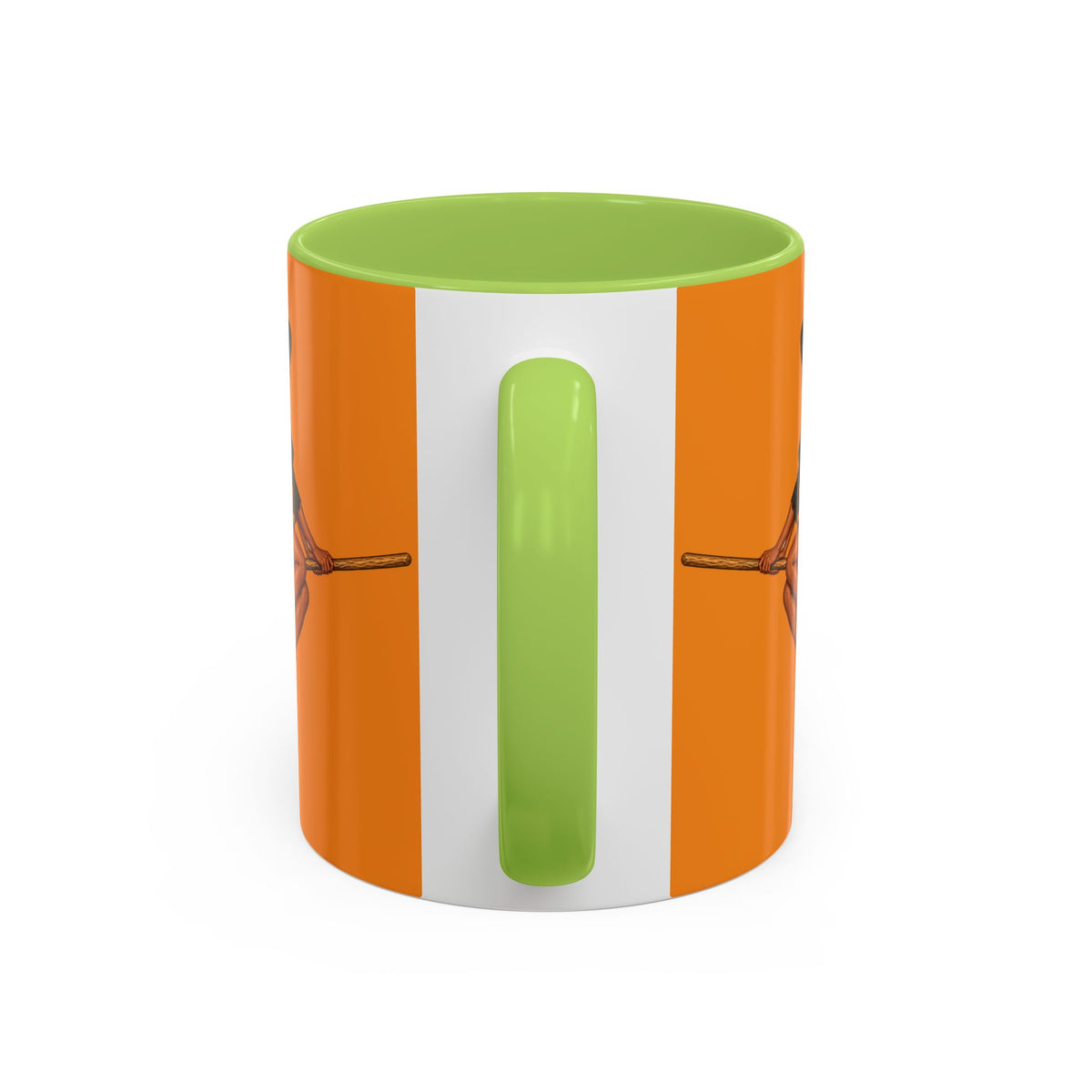 Velvet Vex Orange Accent Mug by CreepyCrafts.boo