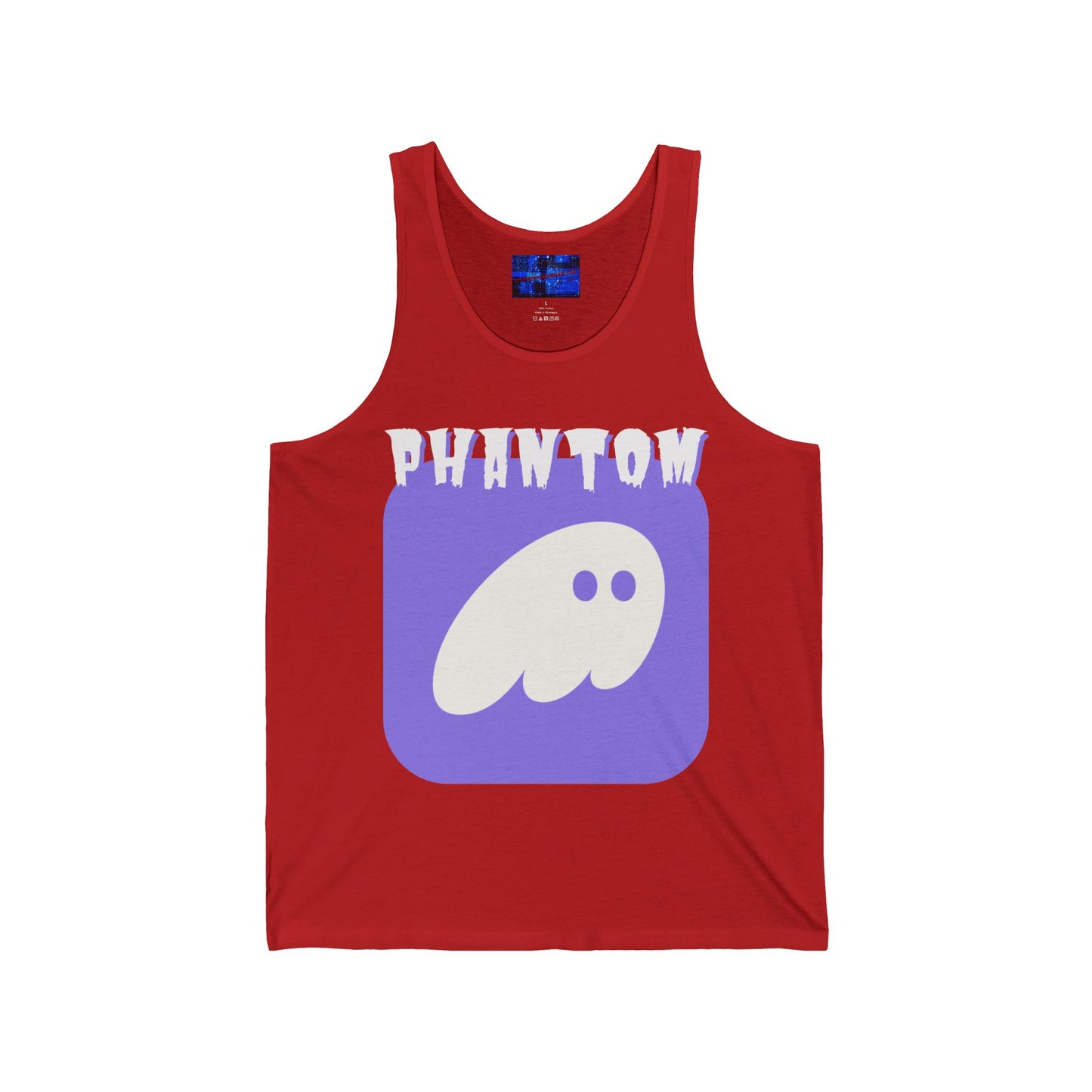 Phantom Hot Wallet Unisex Jersey Tank Top by cypherpunkgear.com