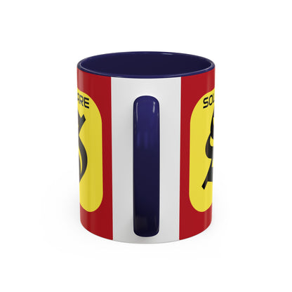 SolflareLogo Red Accent Mug by cypherpunkgear.com