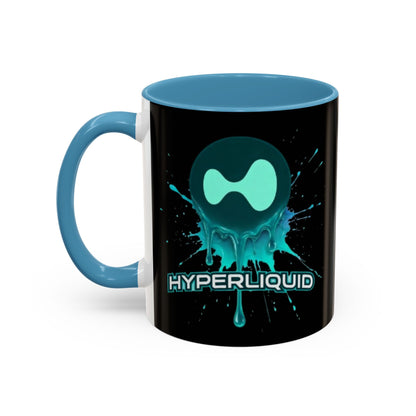 HYPE Drip Black Accent Mug by cypherpunkgear.com