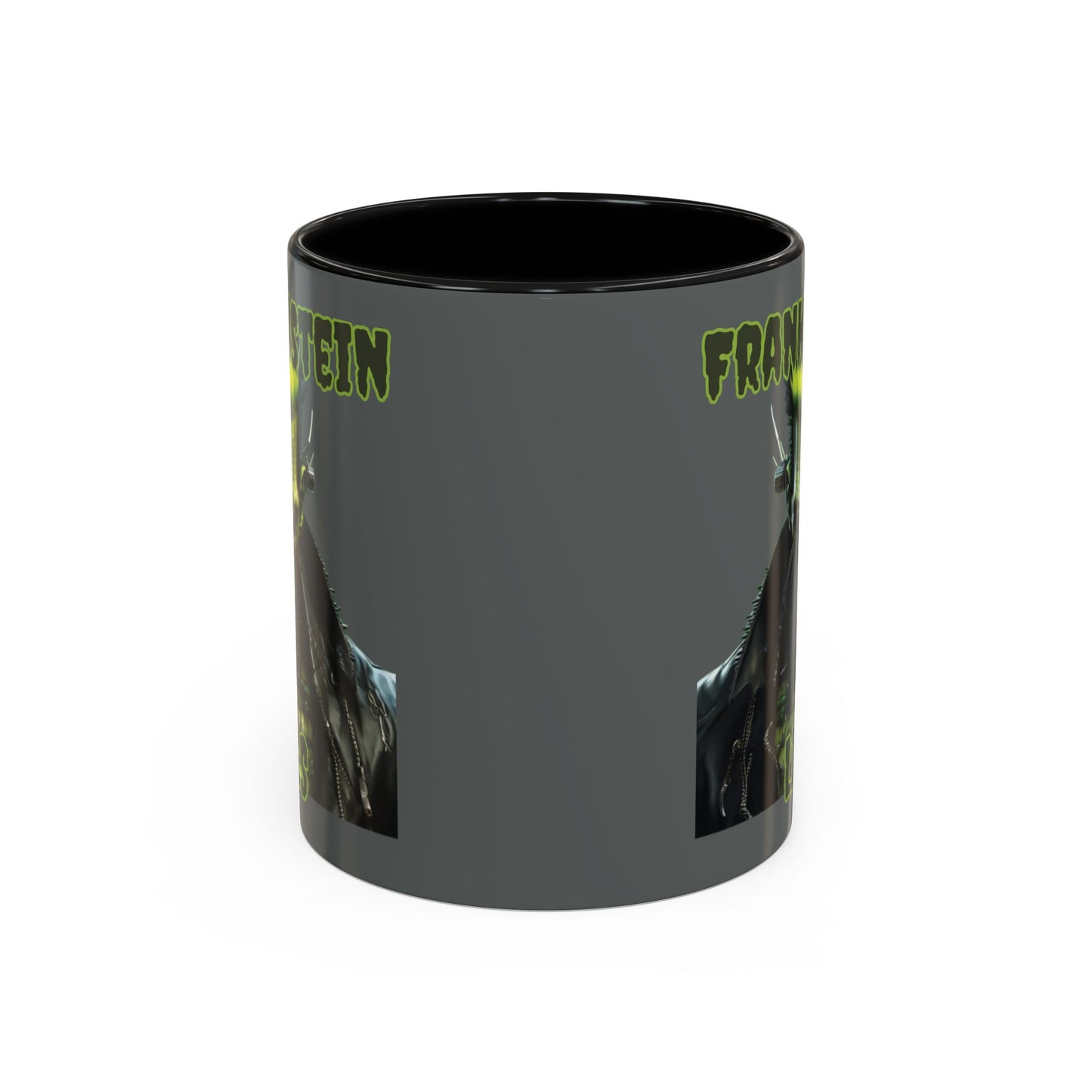 Frankenstein Lives Accent Mug by cypherpunkgear