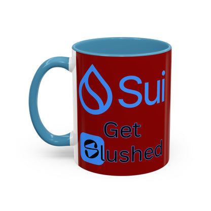 Sui: Get Slushed Red Accent Mug by cypherpunkgear.com