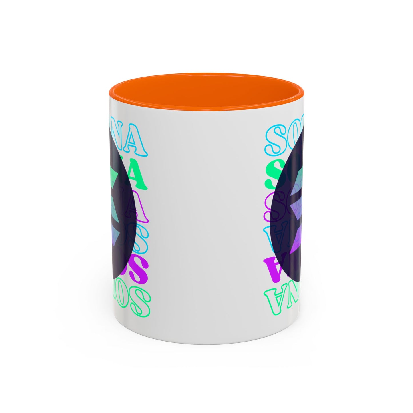 Solana, Solana, Solana (SOL) Accent Mug by cypherpunkgear.com