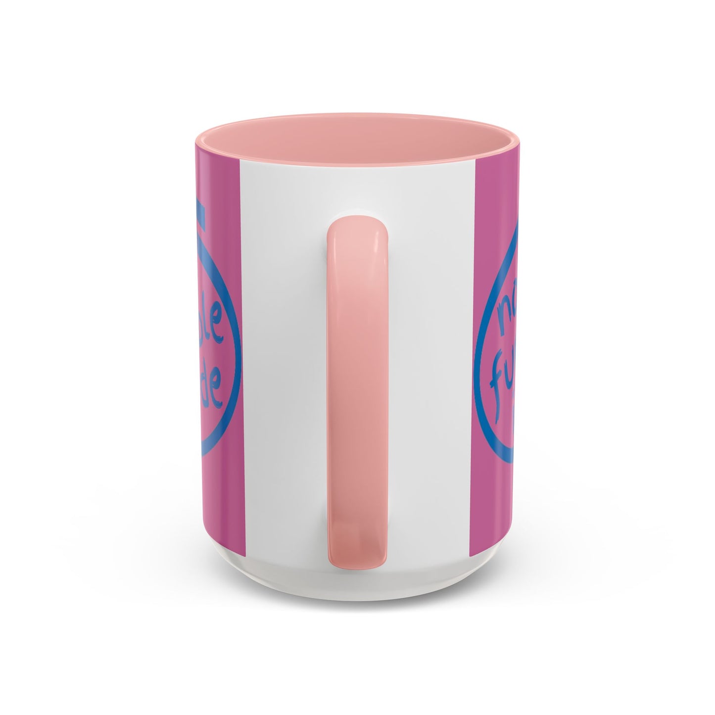 Non-Fungible Inside Pink Accent Mug by cypherpunkgear.com