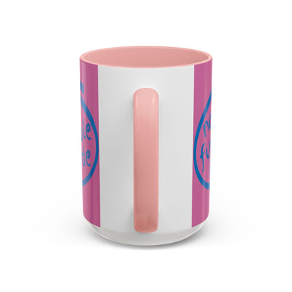 Non-Fungible Inside Pink Accent Mug by cypherpunkgear.com