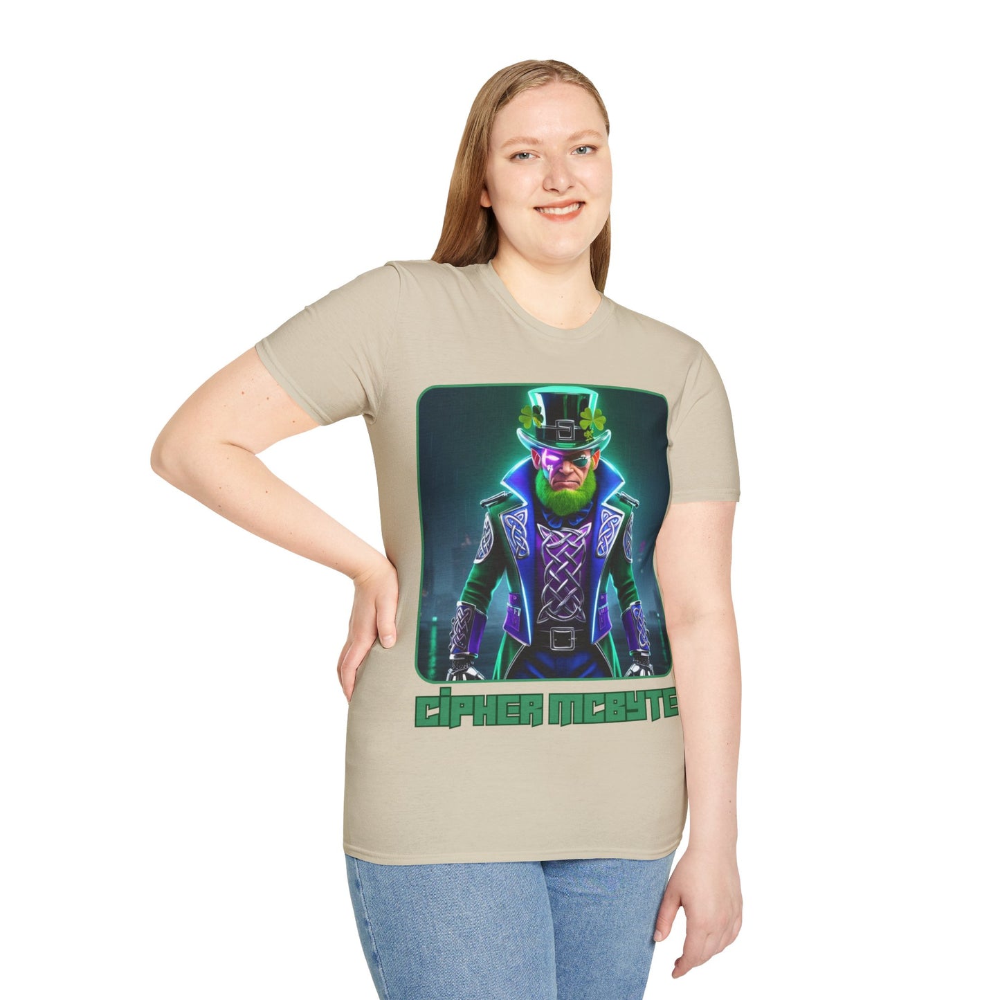 Cipher McByte Light colors Unisex T-Shirt by cypherpunkgear.com