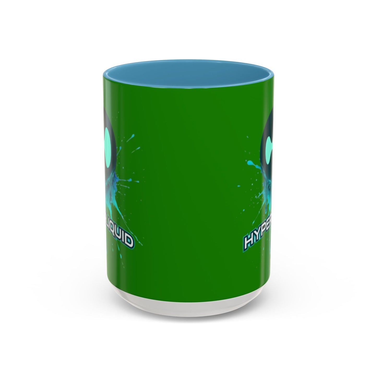 HYPE Drip Green Accent Mug by cypherpunkgear.com