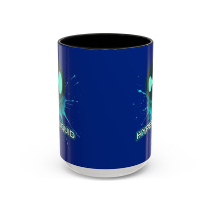 HYPE Drip Blue Accent Mug by cypherpunkgear.com