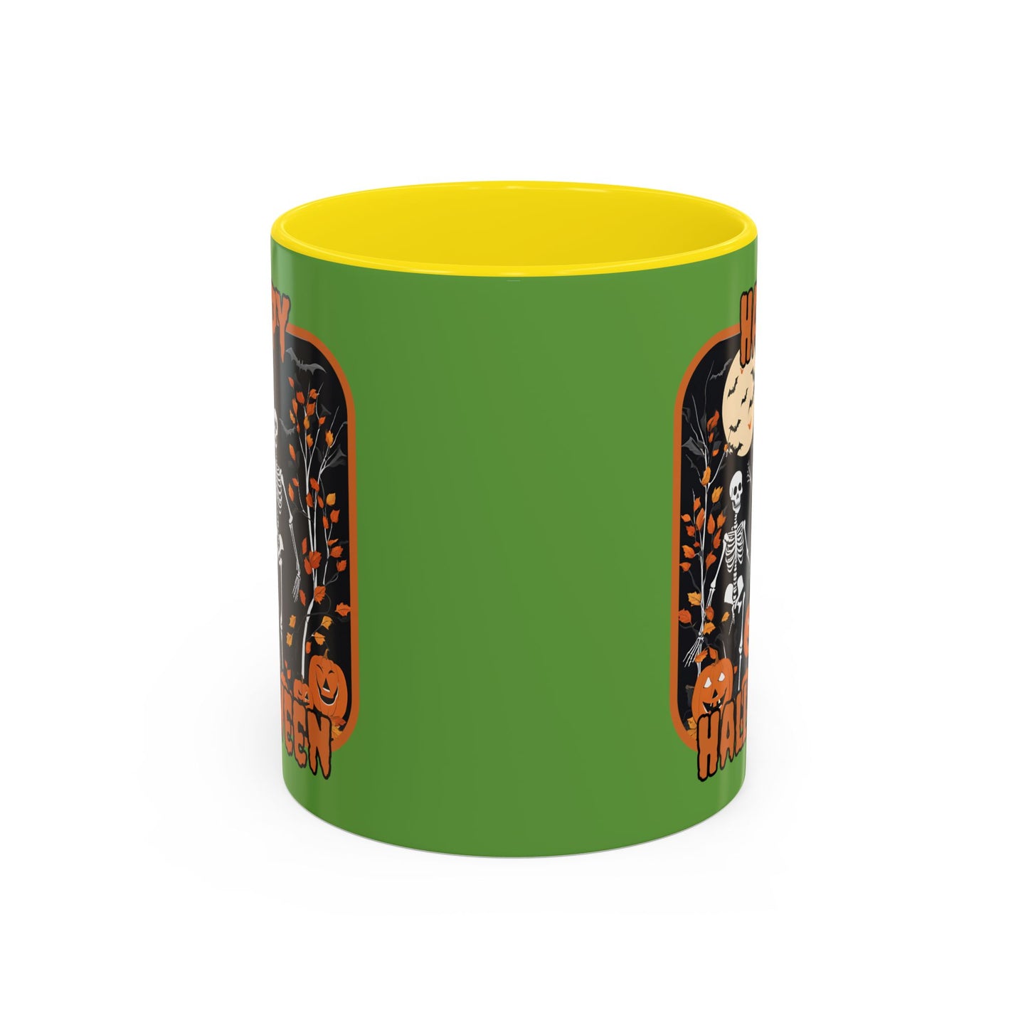 Spooktacular Skeletons of Halloween Accent Mug by CreepyCrafts.boo