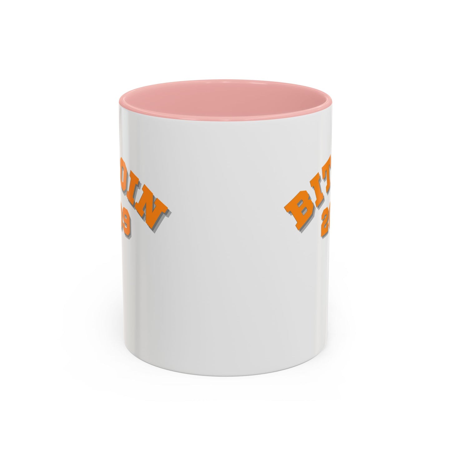 Bitcoin 2009 White Accent Mug by cypherpunkgear.com