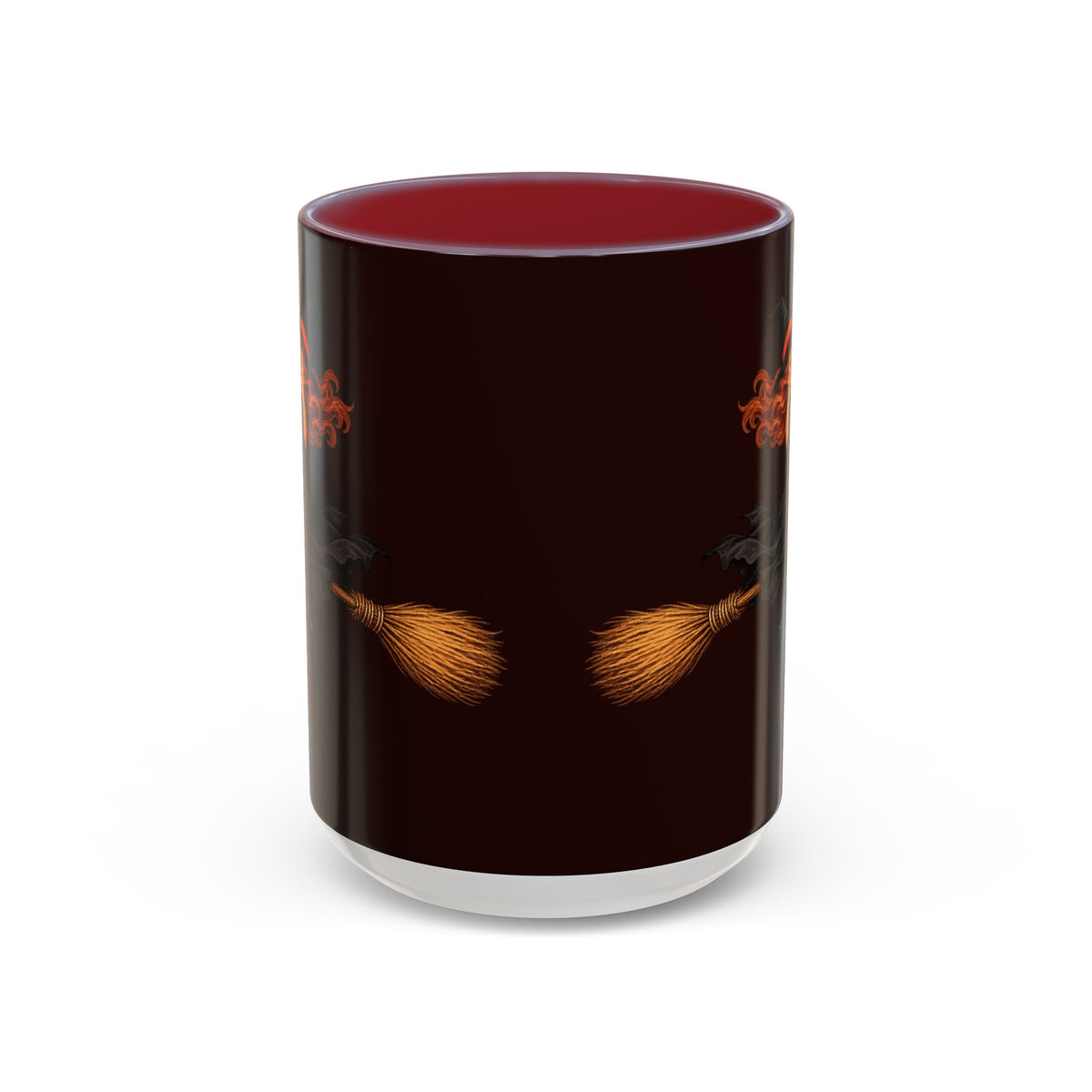 Hazel Hex Brown Accent Mug by CreepyCrafts.boo