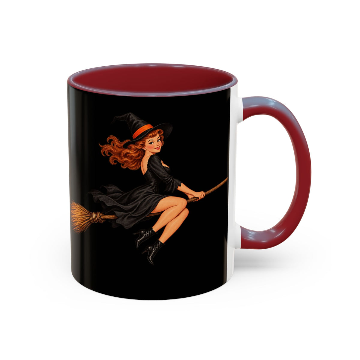 Hazel Hex Black Accent Mug by CreepyCrafts.boo