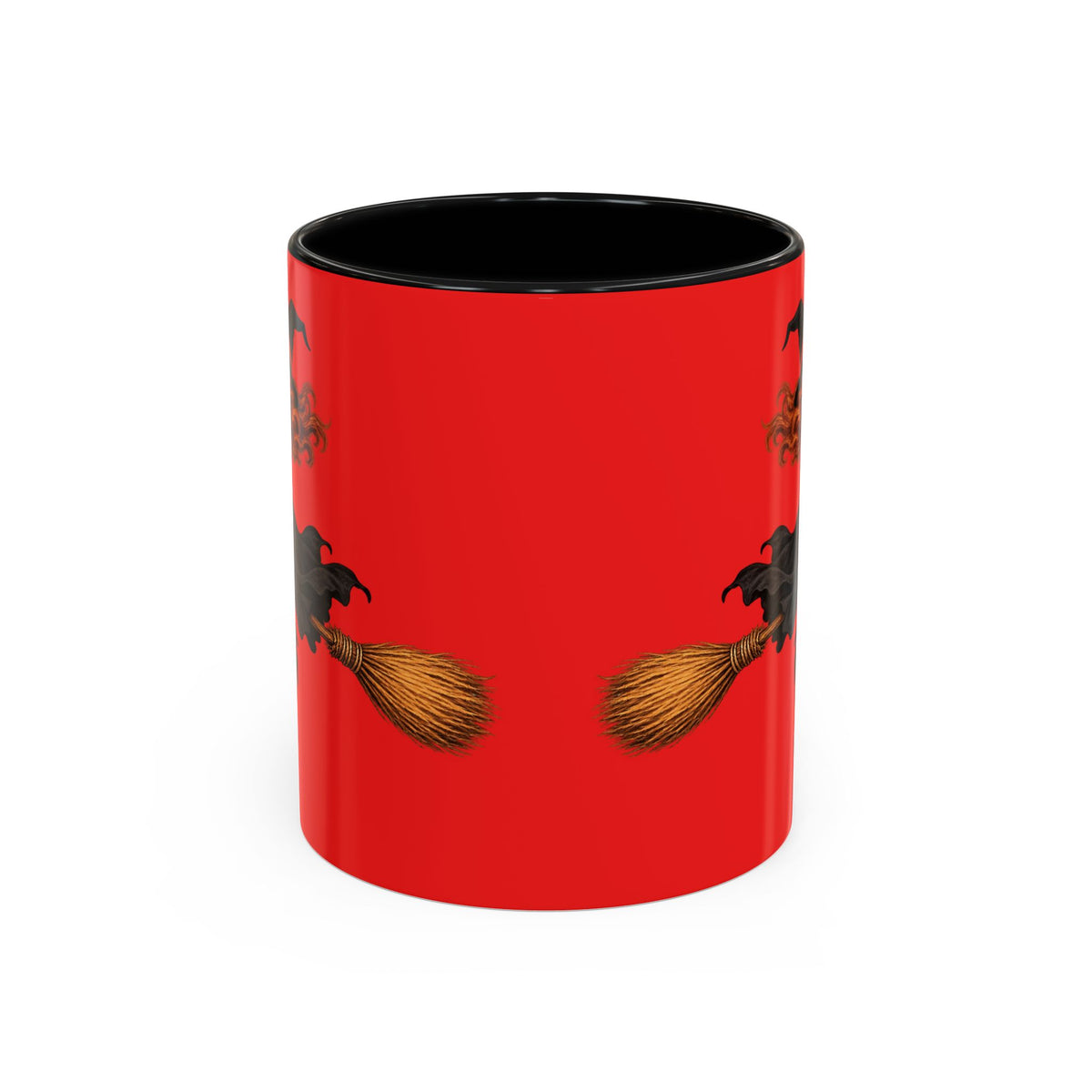 Hazel Hex Red Accent Mug by CreepyCrafts.boo