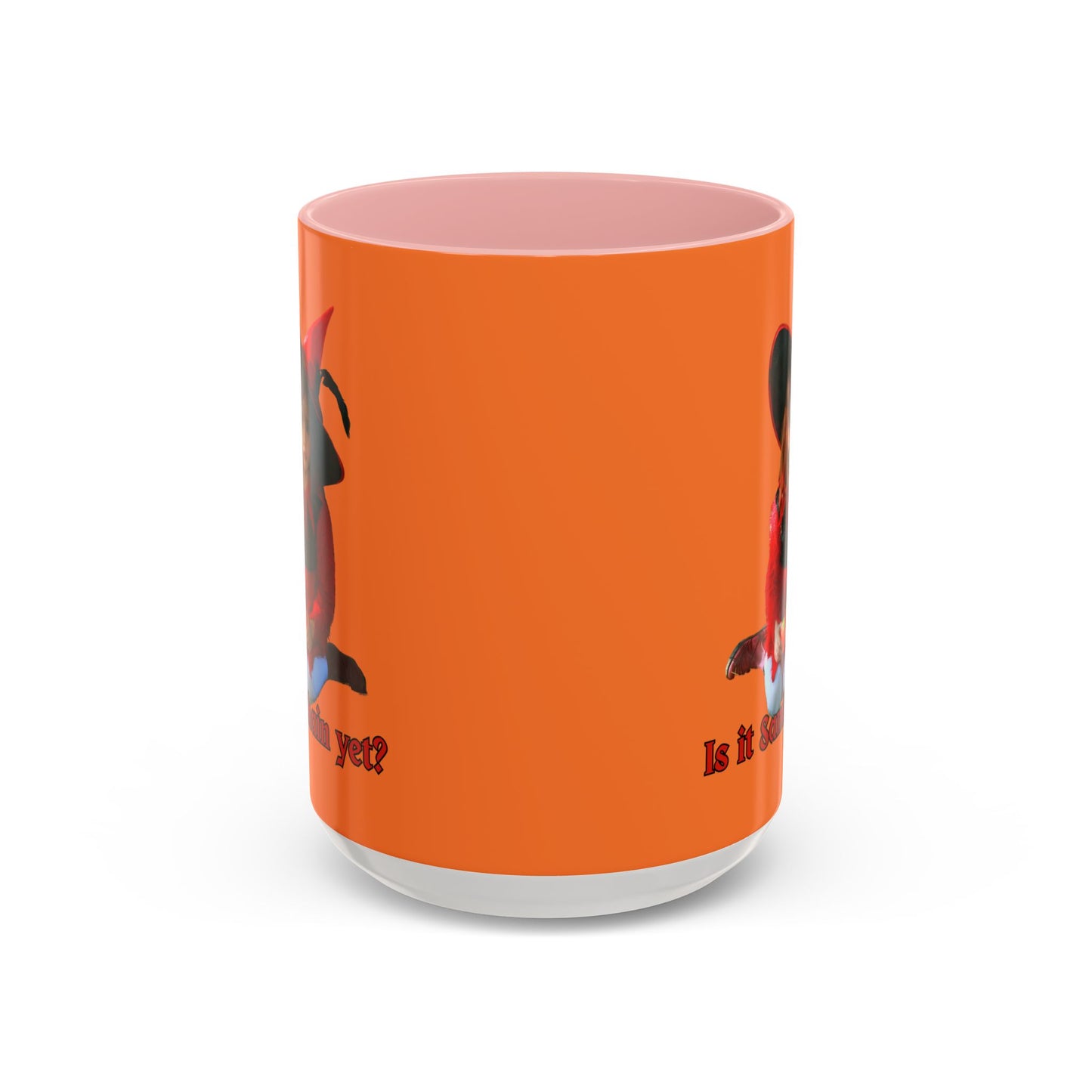 Is it Samhain yet? Orange Accent Mug by CreepyCrafts.boo