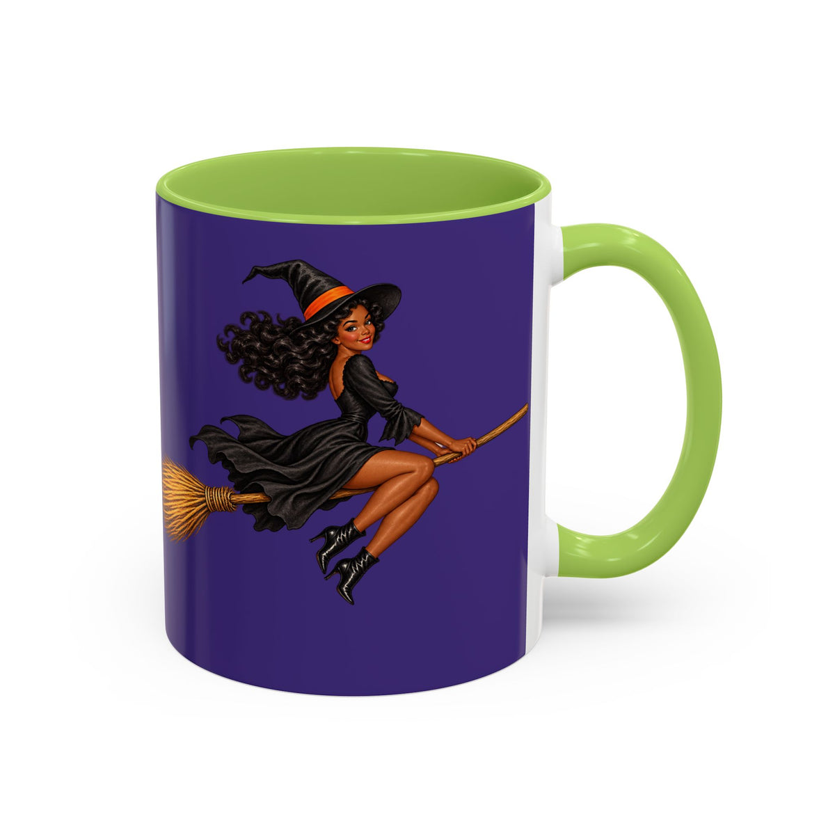 Velvet Vex Purple Accent Mug by CreepyCrafts.boo
