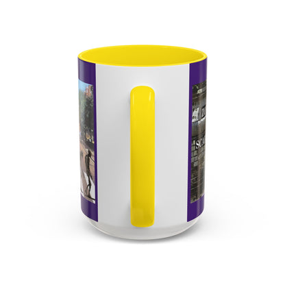 2-sided, Scabby Road Purple Accent Mug by CreepyCrafts.boo
