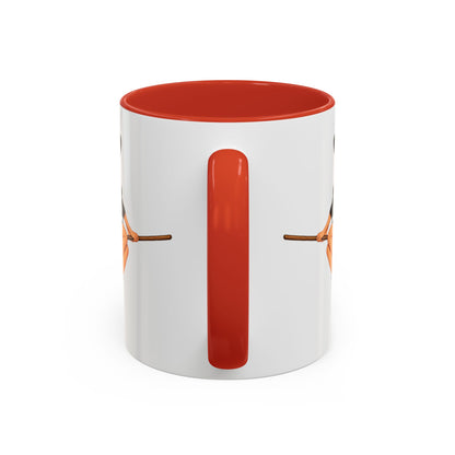 Hazel Hex White Accent Mug by CreepyCrafts.boo
