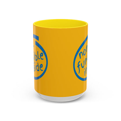 Non-Fungible Inside Yellow Accent Mug by cypherpunkgear.com