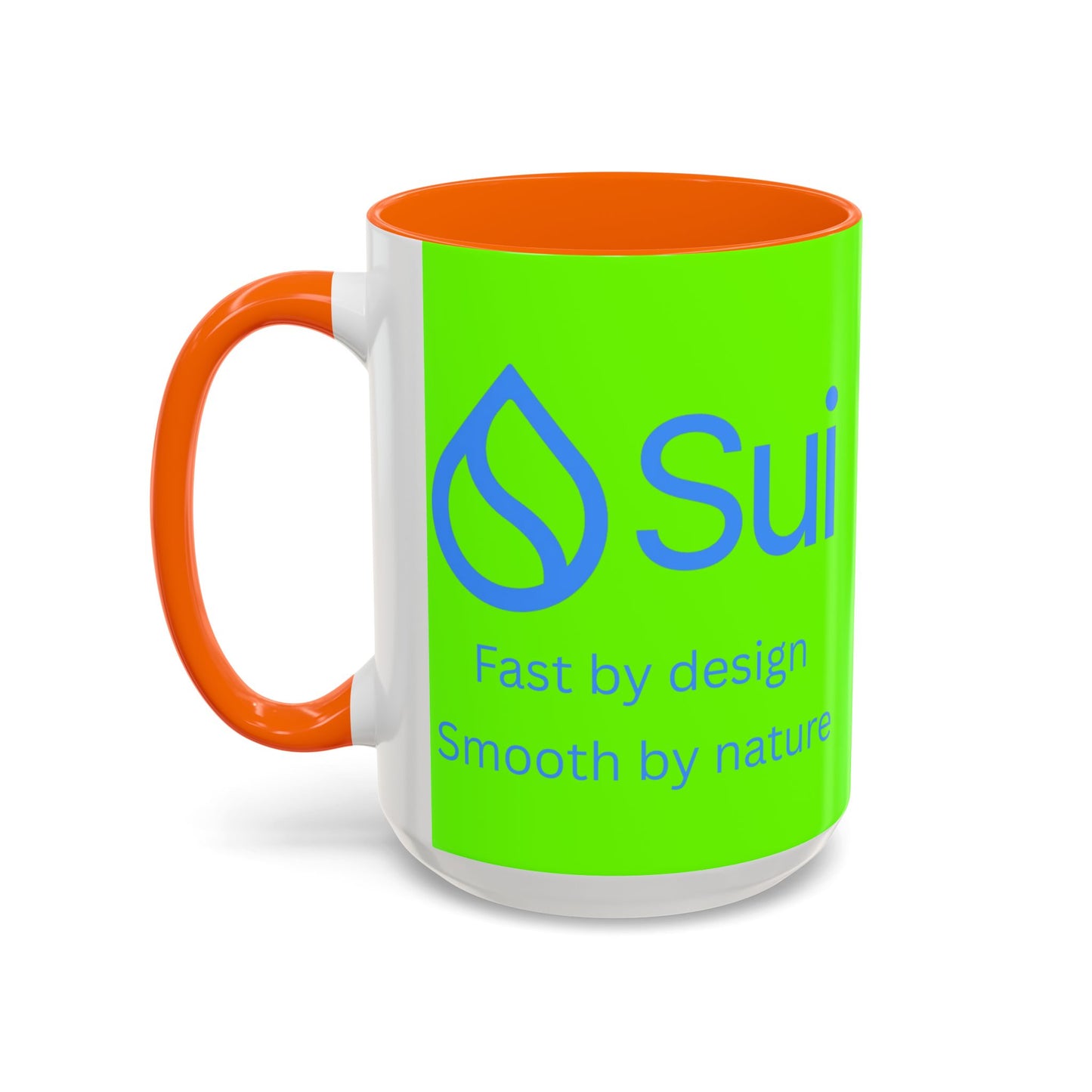 SUI Green Accent Mug by cypherpunkgear.com