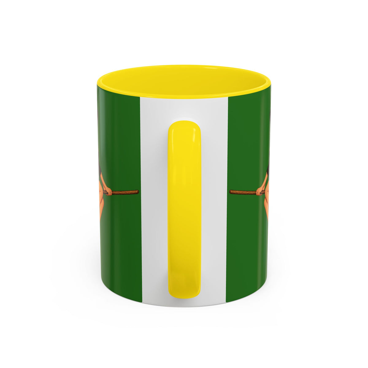 Hazel Hex Green Accent Mug by CreepyCrafts.boo