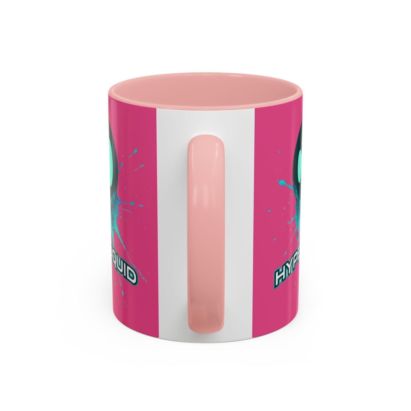 HYPE Drip Pink Accent Mug by cypherpunkgear.com