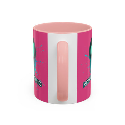 HYPE Drip Pink Accent Mug by cypherpunkgear.com