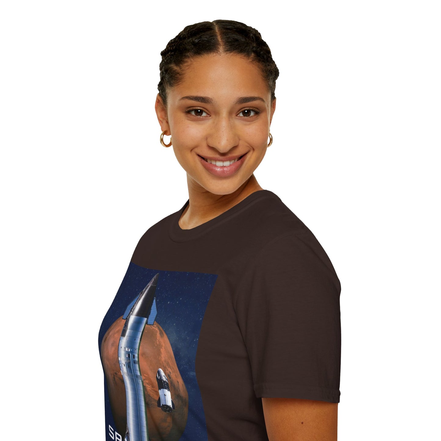 SpaceX Mars Unisex T-Shirt by cypherpunkgear.com