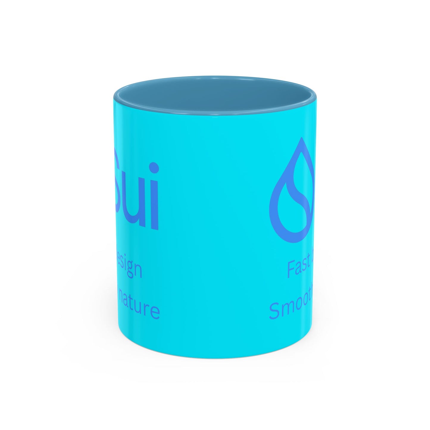 SUI Light Blue Accent Mug by cypherpunkgear.com