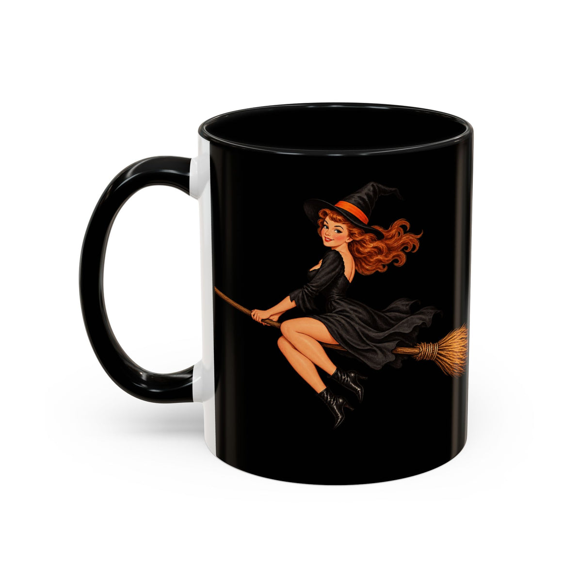 Hazel Hex Black Accent Mug by CreepyCrafts.boo