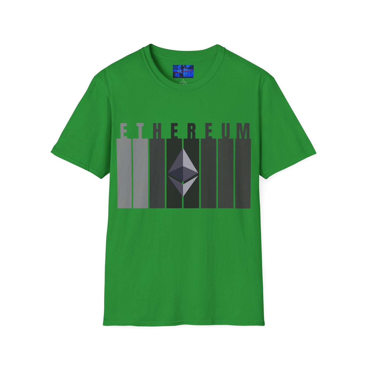 Ethereum (ETH) DKcolors Unisex T-Shirt by cypherpunkgear.com