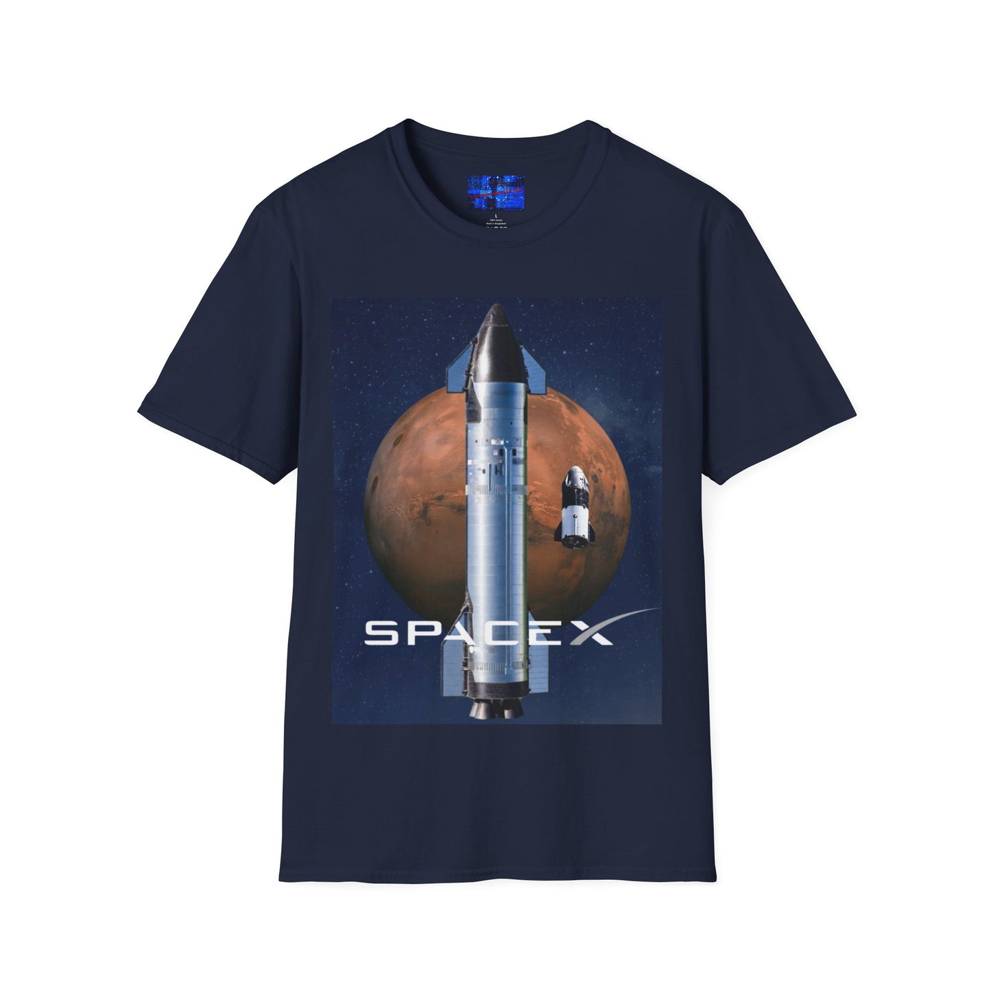 SpaceX Mars Unisex T-Shirt by cypherpunkgear.com