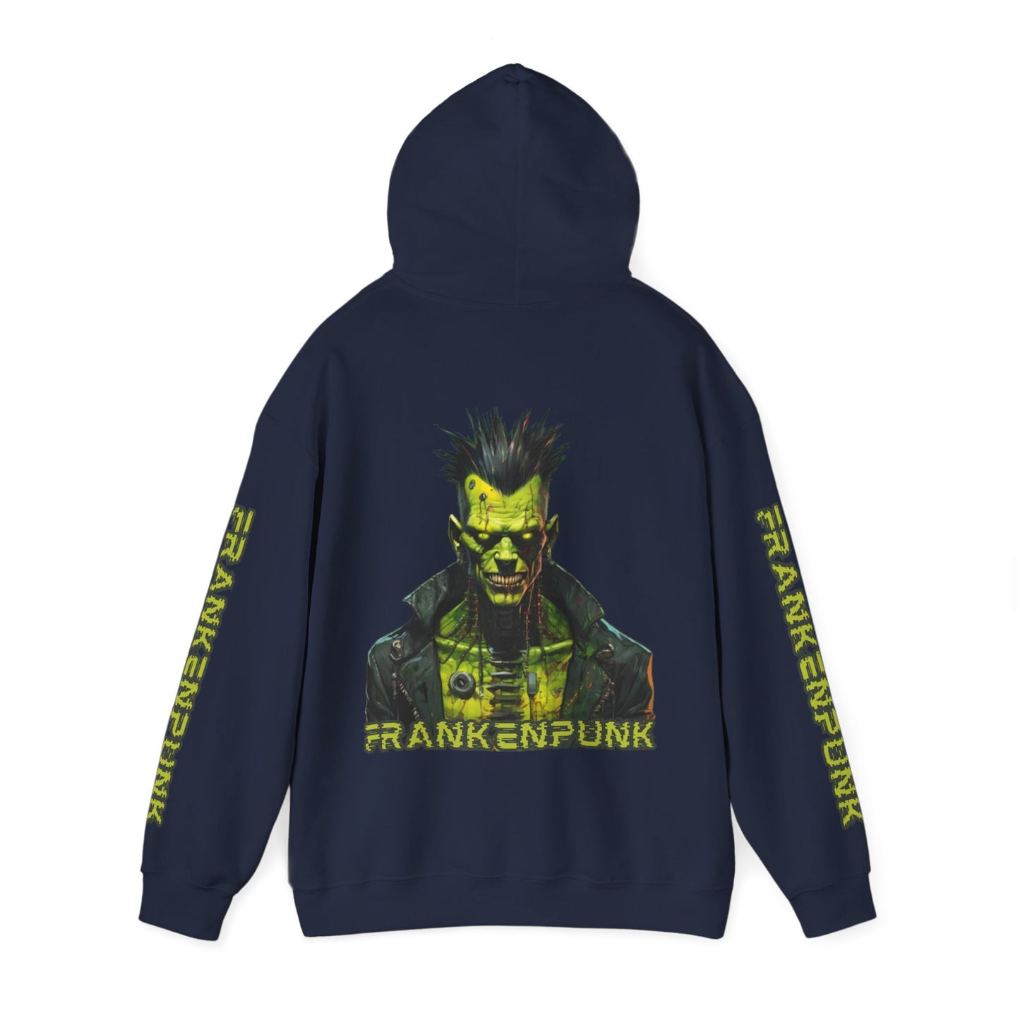 Frankenpunk Hoodie Unisex Hooded Sweatshirt by CreepyCrafts.boo
