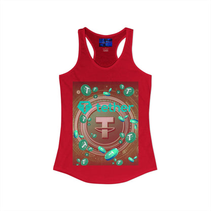 Tether Women's Racerback Tank Top by cypherpunkgear.com