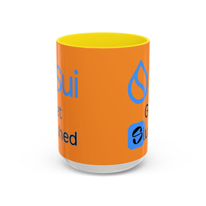 Sui: Get Slushed Orange Accent Mug by cypherpunkgear.com