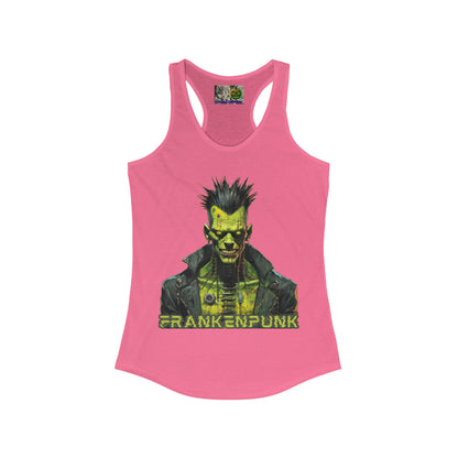 Frankenpunk Women's Racerback Tank Top by CreepyCrafts.boo