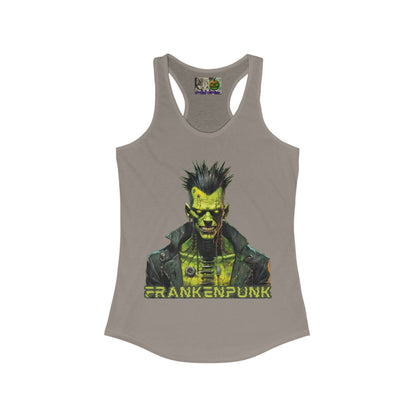 Frankenpunk Women's Racerback Tank Top by CreepyCrafts.boo