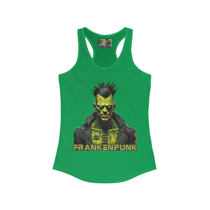 Frankenpunk Women's Racerback Tank Top by CreepyCrafts.boo