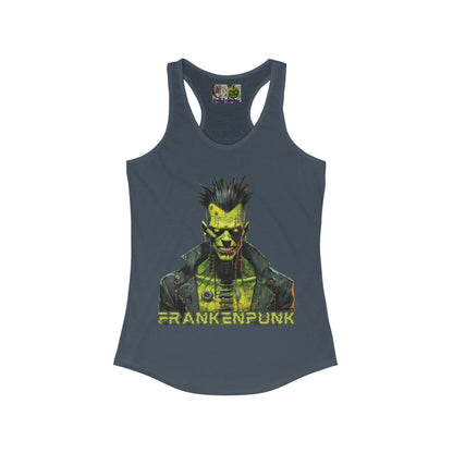 Frankenpunk Women's Racerback Tank Top by CreepyCrafts.boo