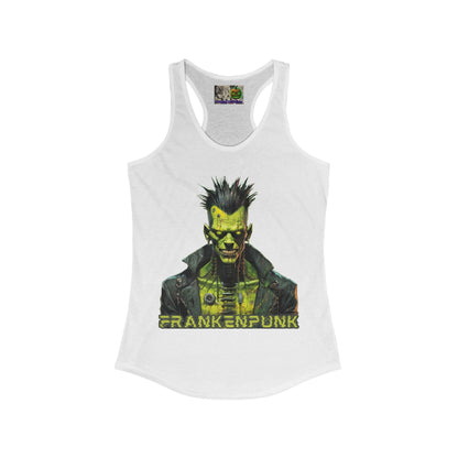 Frankenpunk Women's Racerback Tank Top by CreepyCrafts.boo